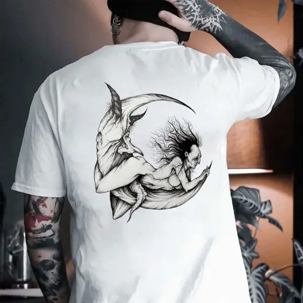 At Midnight Printed Men's T-shirt