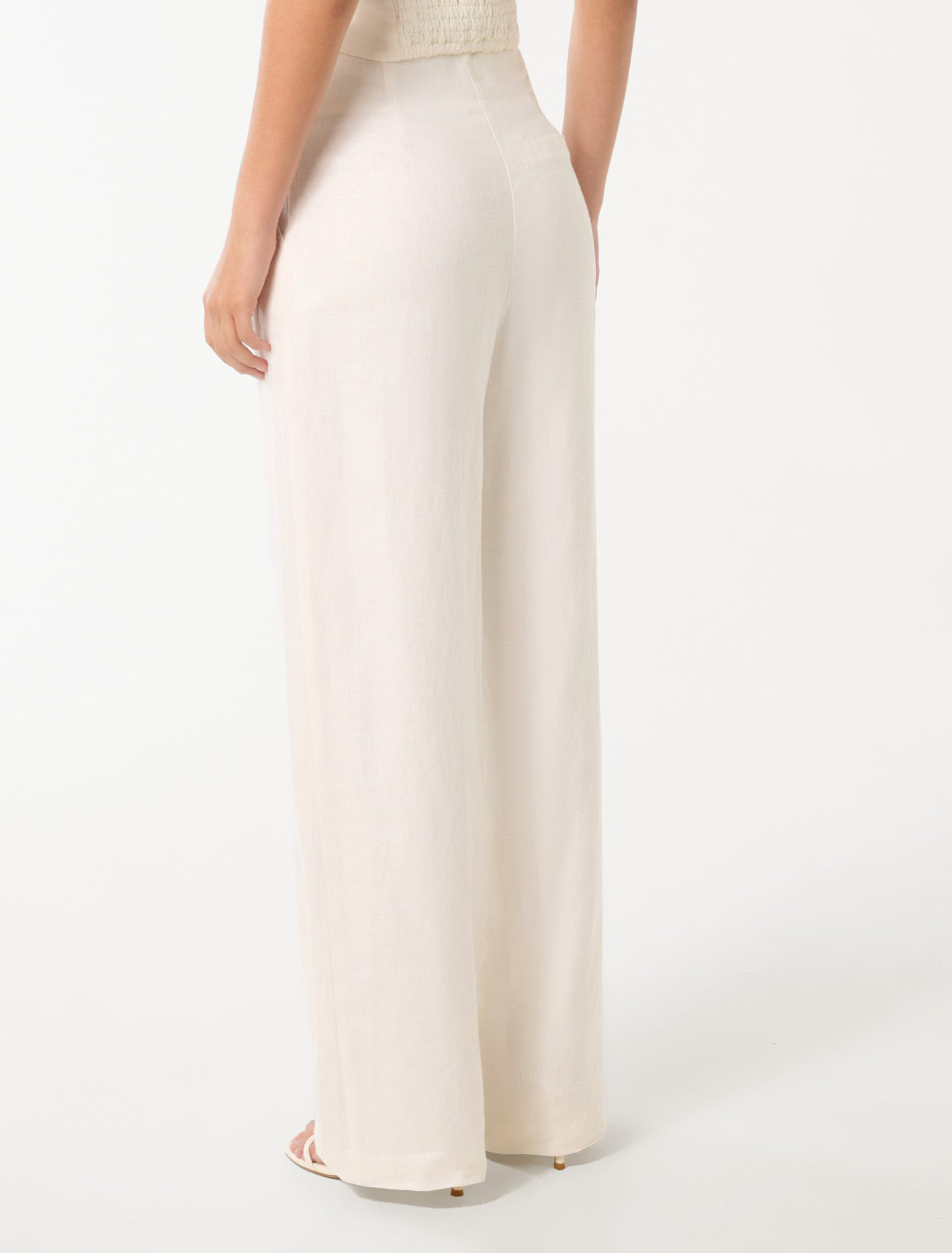 Posey Linen Wide-Leg Pants