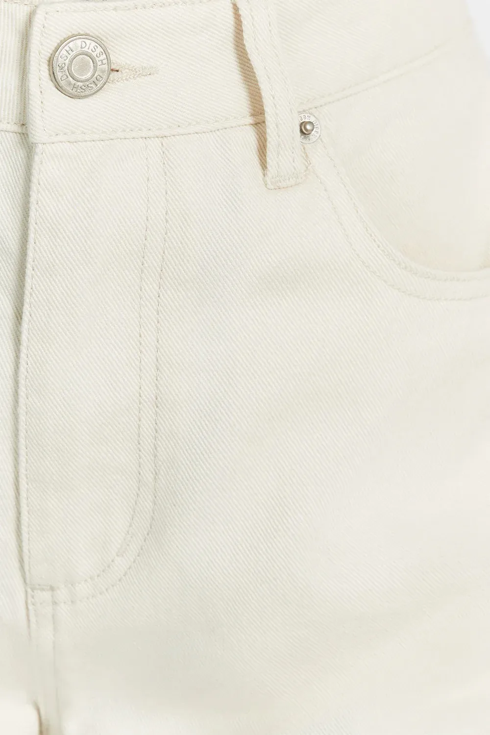 BAMBI CREAM BERMUDA DENIM SHORT