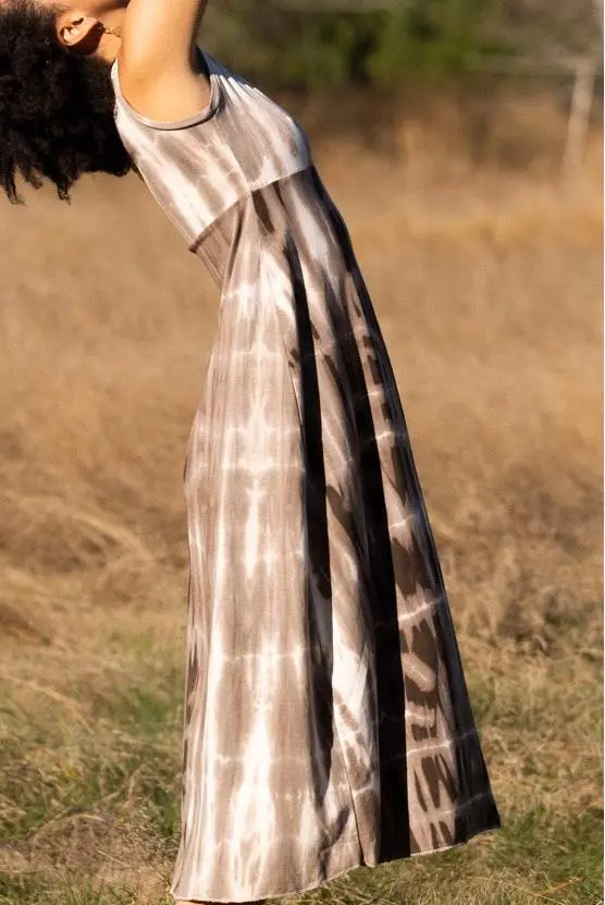 Maxi Dress - Coffee Brown