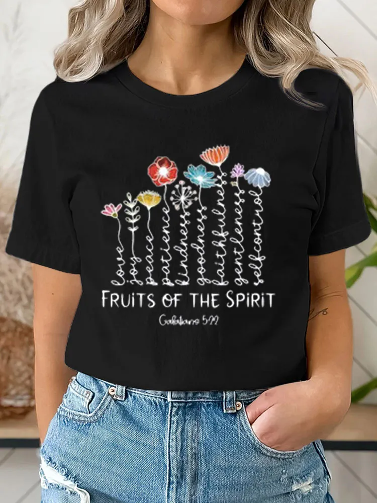 Fruits OF The Spirits Galatians Shirt, Bible Verse Tee, Christian Gift, Religious T-Shirt, Church Tshirt, Christian Clothing, Faith Shirt