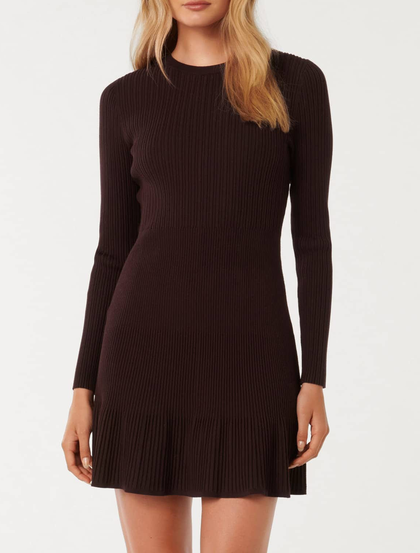 Tate Ribbed Knit Mini Dress