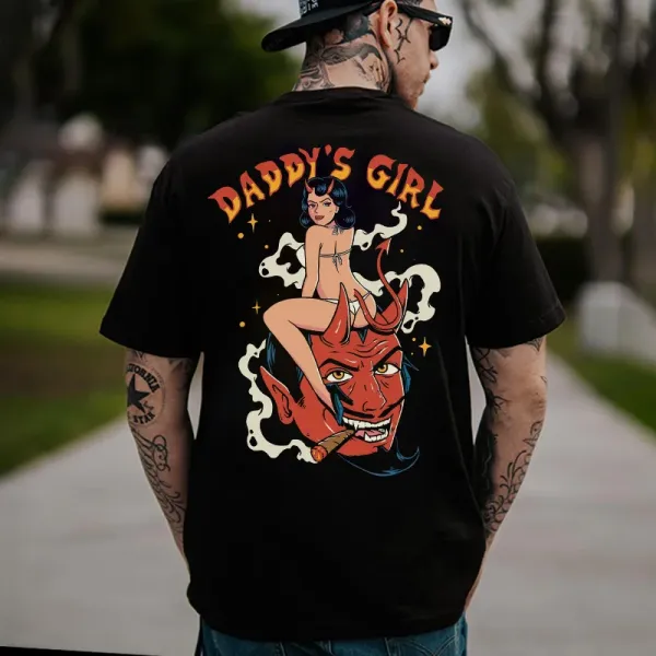 Daddy's Girl Printed Men's T-shirt