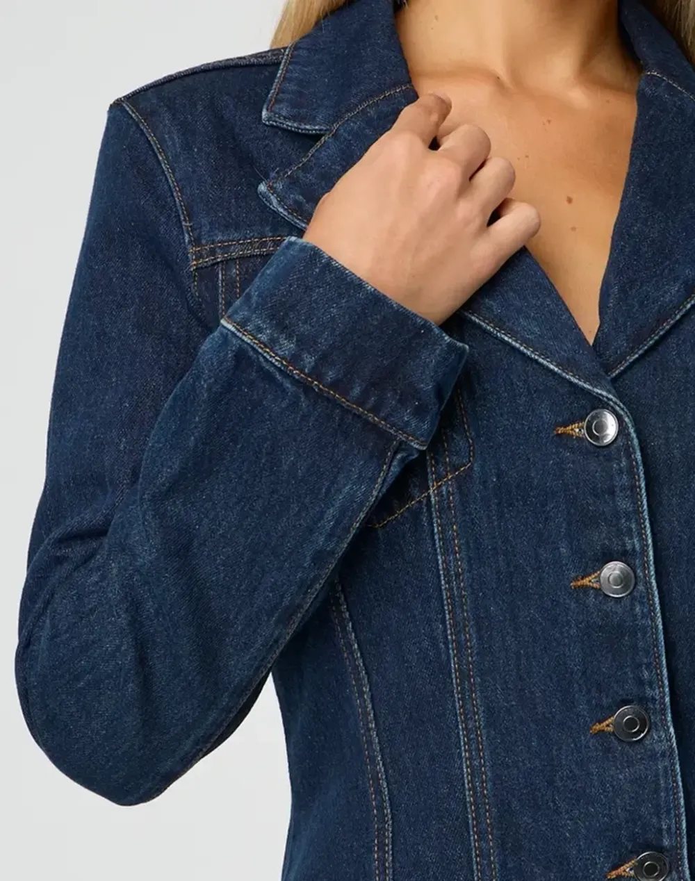 Fitted Denim Jacket