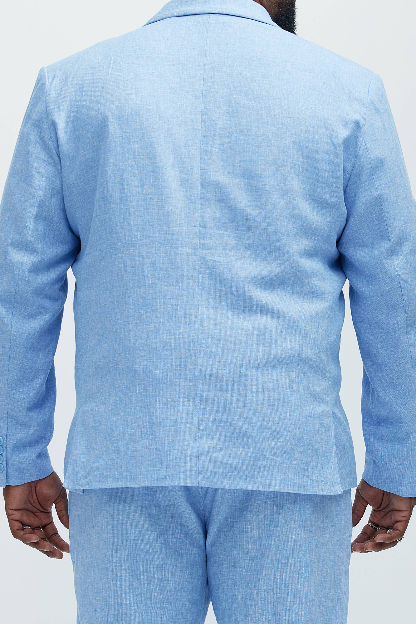 Bahamas Linen Suit Jacket - Blue