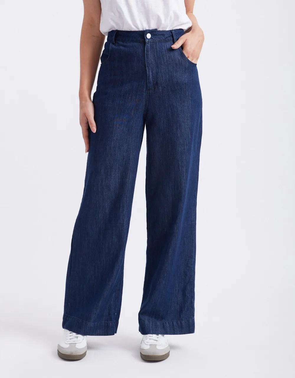 Celeste Tencel Pants - Dark Denim