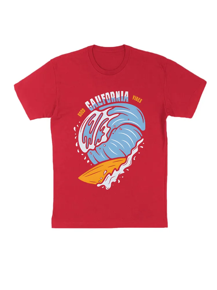 San Diego California Surf Short-Sleeve T-Shirt