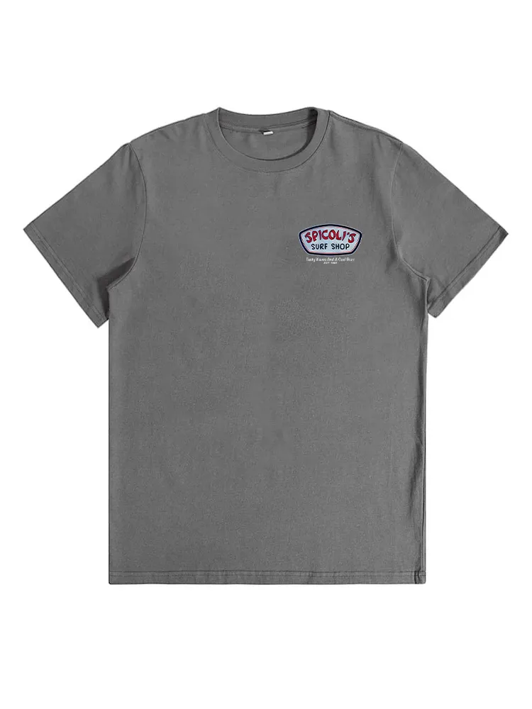 Spicoli'S Surf Shop Tasty Waves And A Cool Buzz Men'S T-Shirt