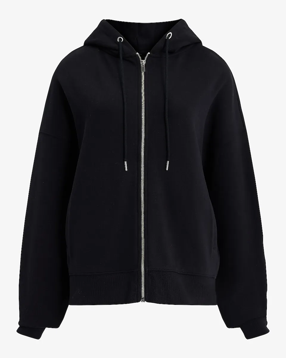 Relaxed Zip Up Hoodie