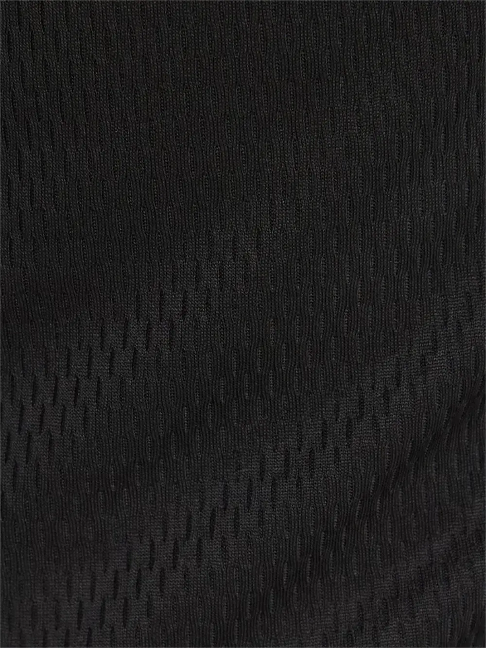 BLACK ACTIVE TEXTURED KNIT SHORT