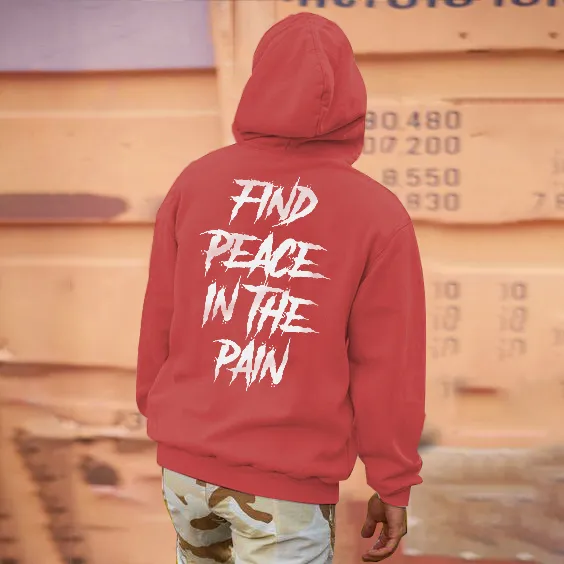 Find Peace In The Pain Men's Hoodie