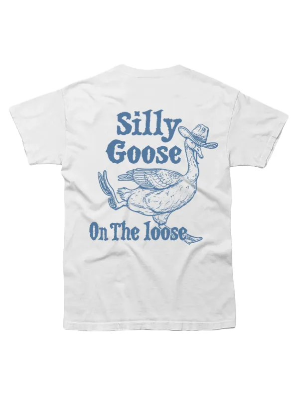 Big Goose Print T-Shirt
