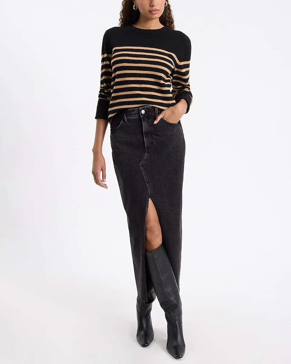 Striped Crew Neck Sweater