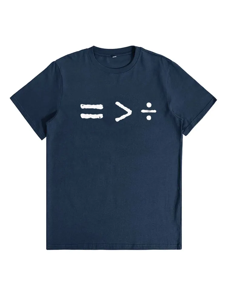 Equal Rights Math Equal Sign Is Greater Than Divide Equality T-Shirt