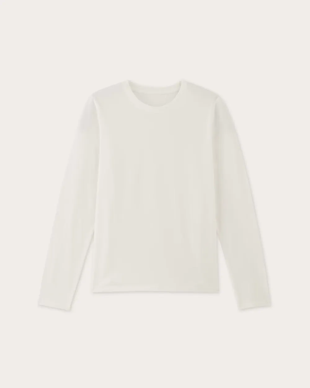 The Slim Long-Sleeve Crew in Essential Cotton