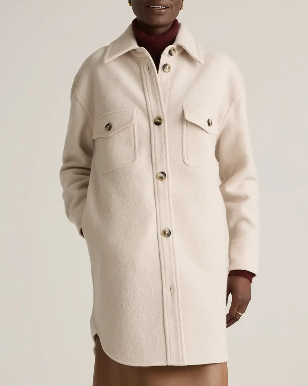 Oversize Long Shirt Jacket