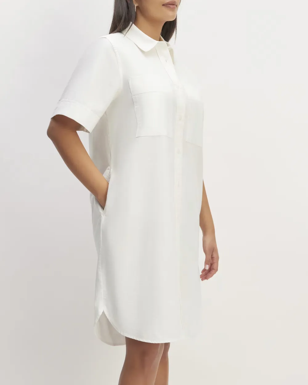 The Oxford Short-Sleeve Shirt Dress