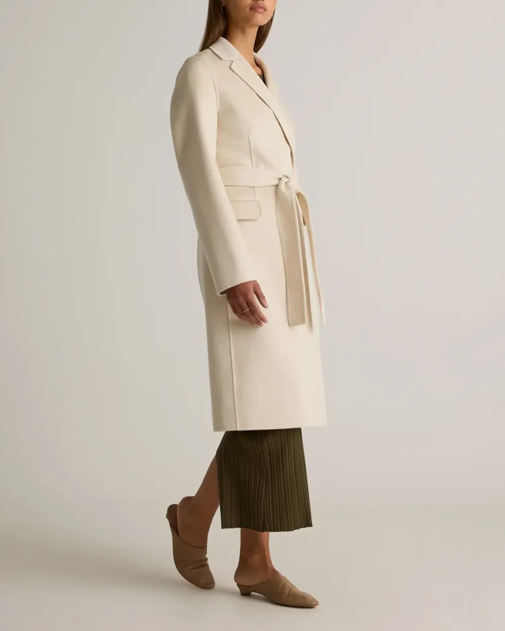 Daily Double-Faced Wrap Coat