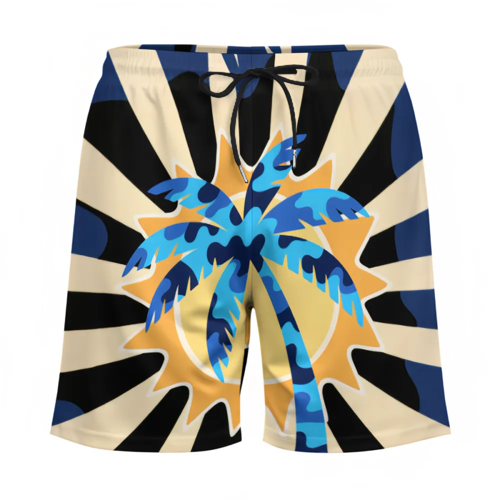 Coconut Tree Sun Beach Sports Beach Shorts