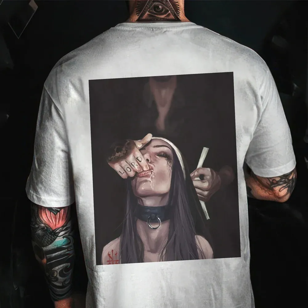Unholy Nun Printed Men's T-shirt
