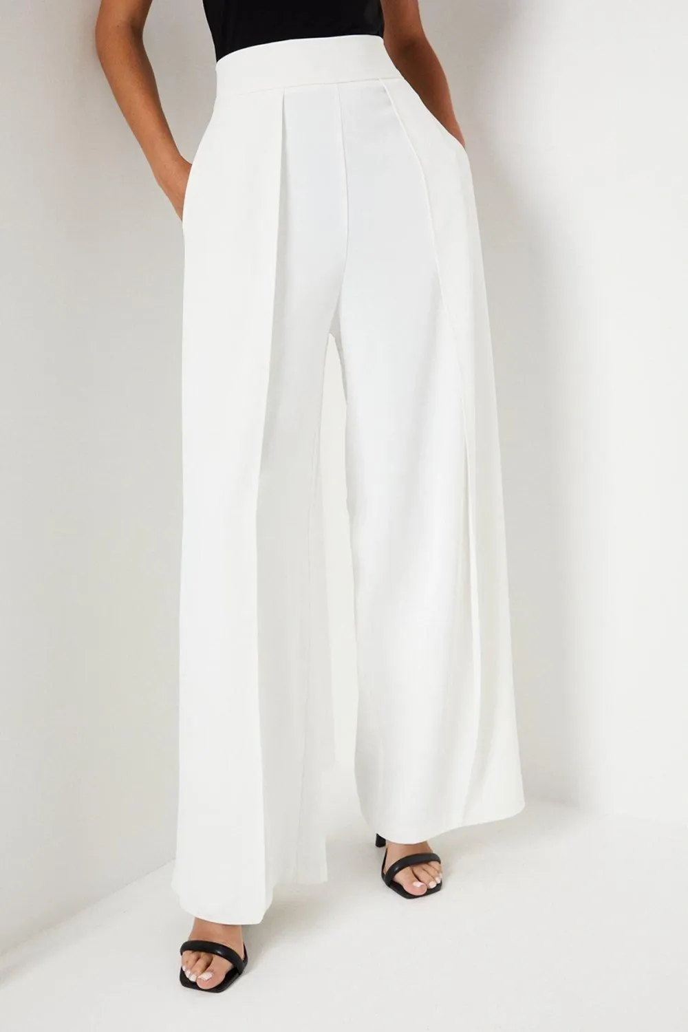 Overlay Wide Leg Trouser