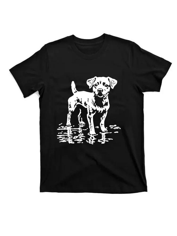 Men'S Animal Dog T Shirt Tee Top 100% Cotton Short Sleeve Graphic T-Shirt