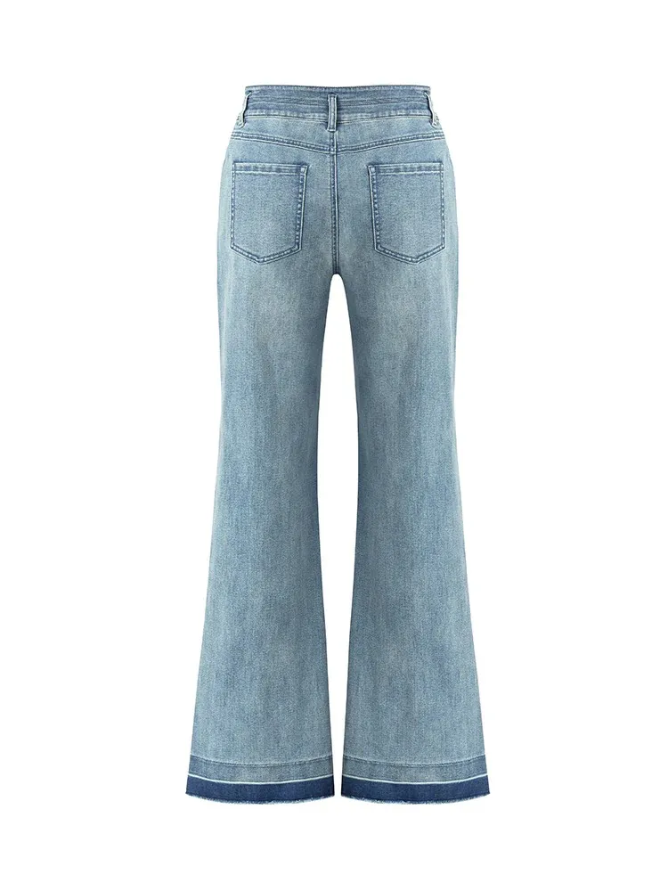 Micro-Flared Loose Women Jeans