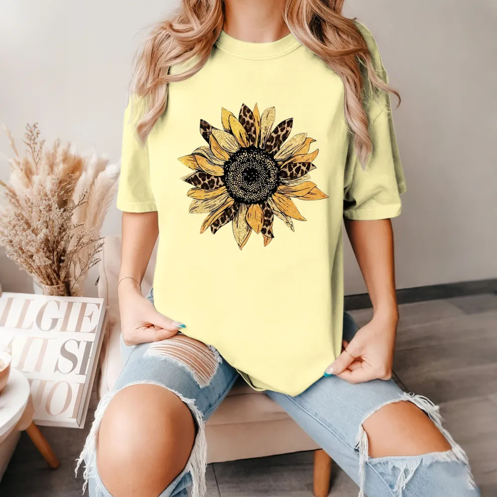 Sunflower Leopard T-Shirt
