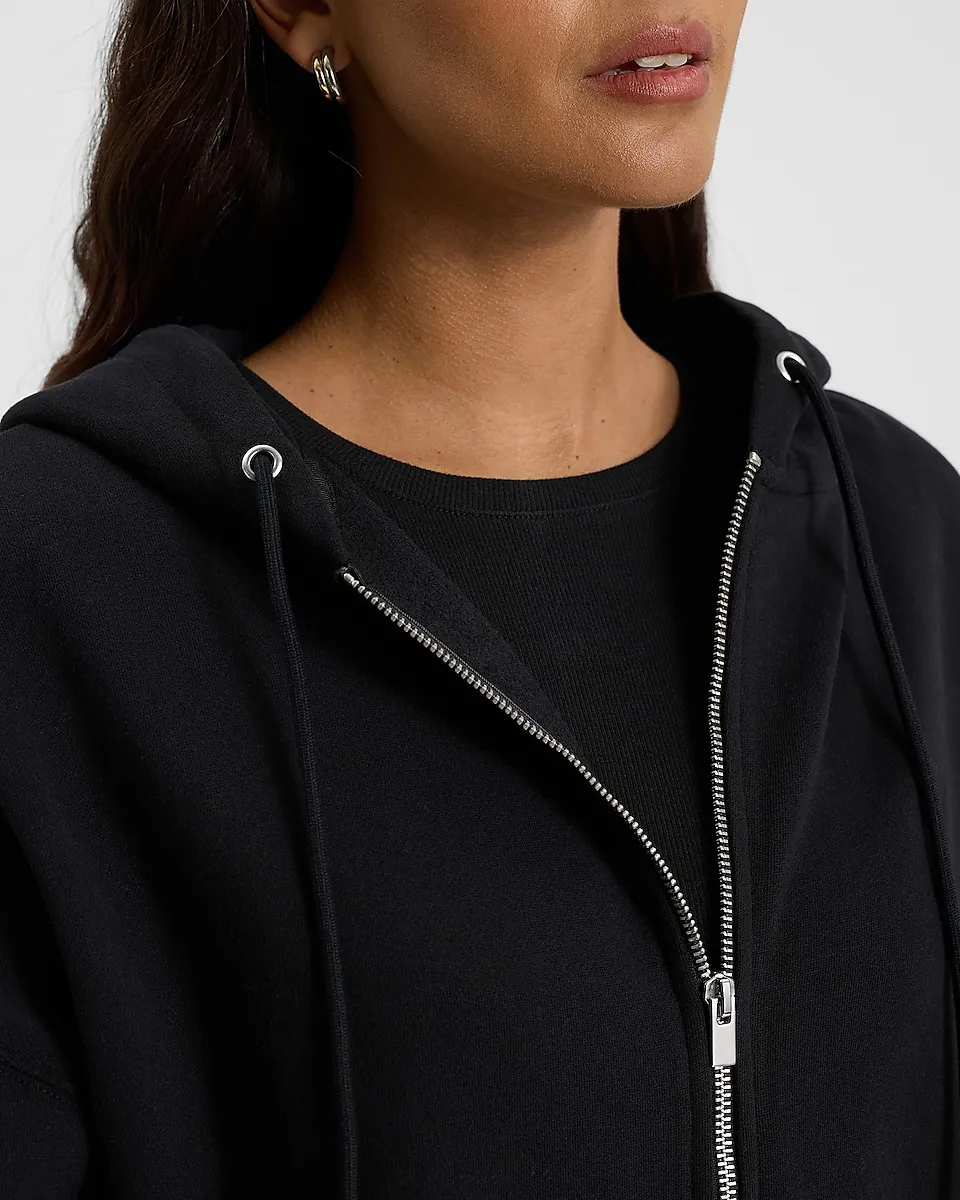 Relaxed Zip Up Hoodie