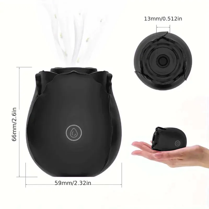 Black Rose Toy Vibrator Classic Sucking Vibrator 10 Frequency