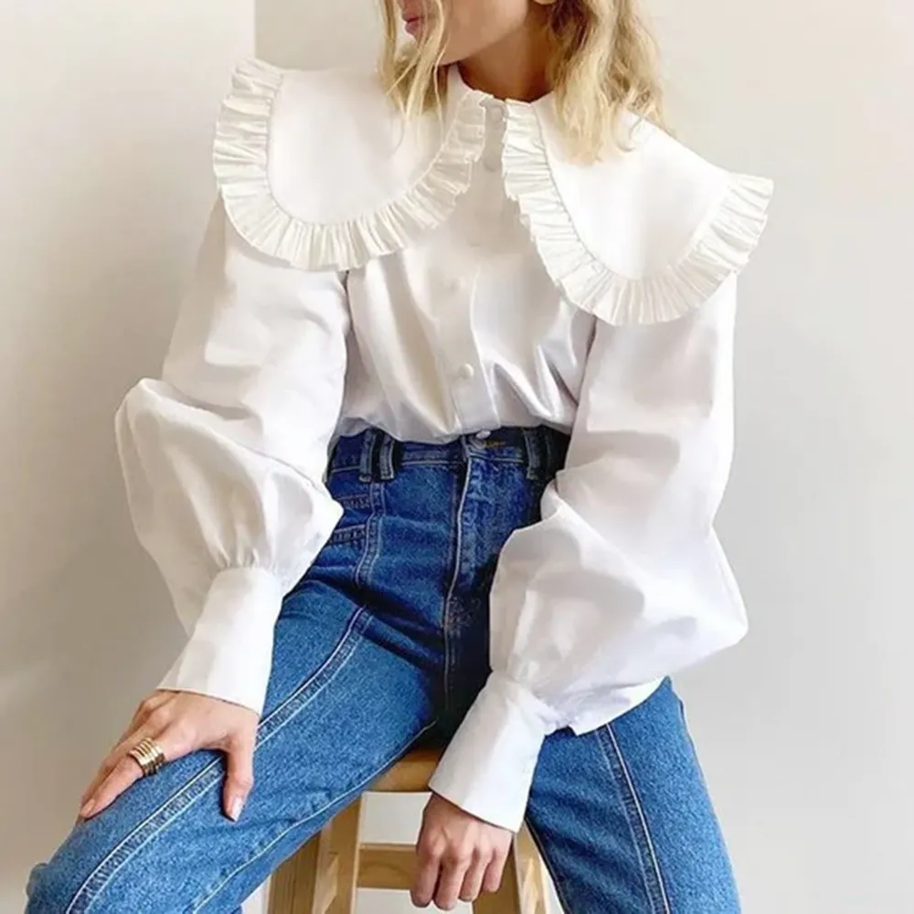 Florence Oversized Collar Blouse