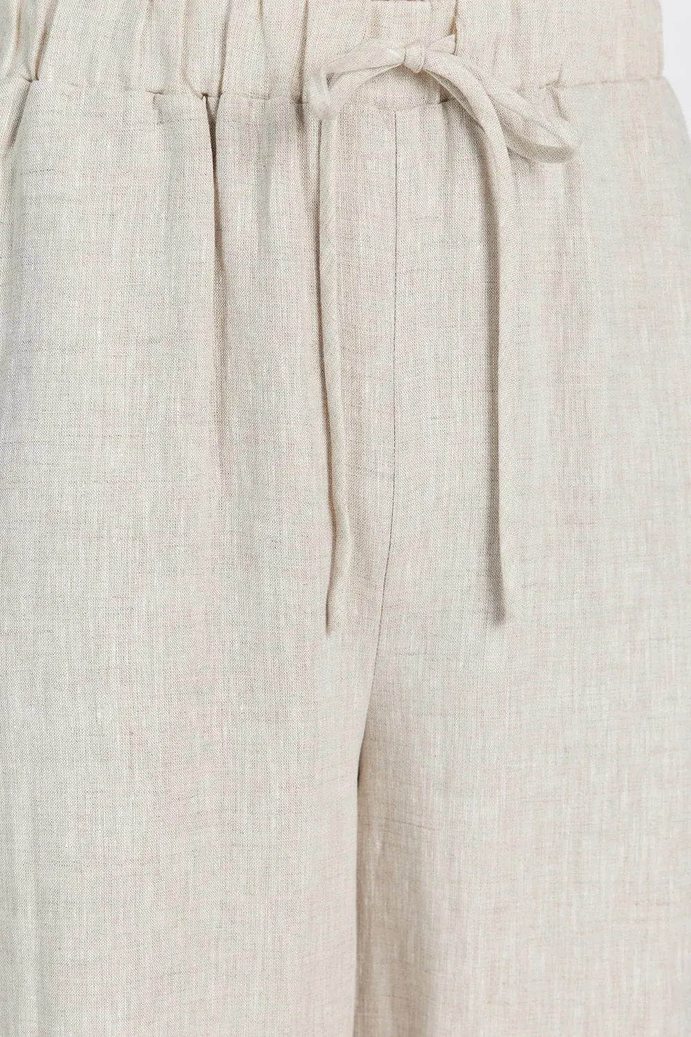 GINA NATURAL LINEN WAIST PANT