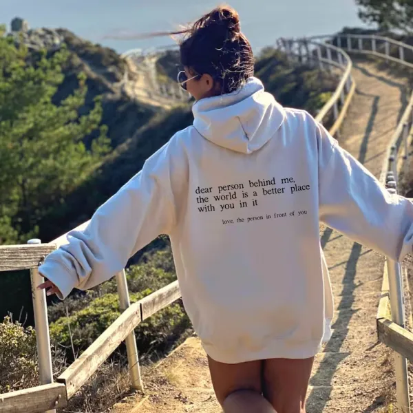 Dear Person Behind Me Hoodie, Aesthetic Oversized Sweatshirt, Person Behind Me Sweatshirt, Aesthetic Be Kind Sweatshirt, Mental Health