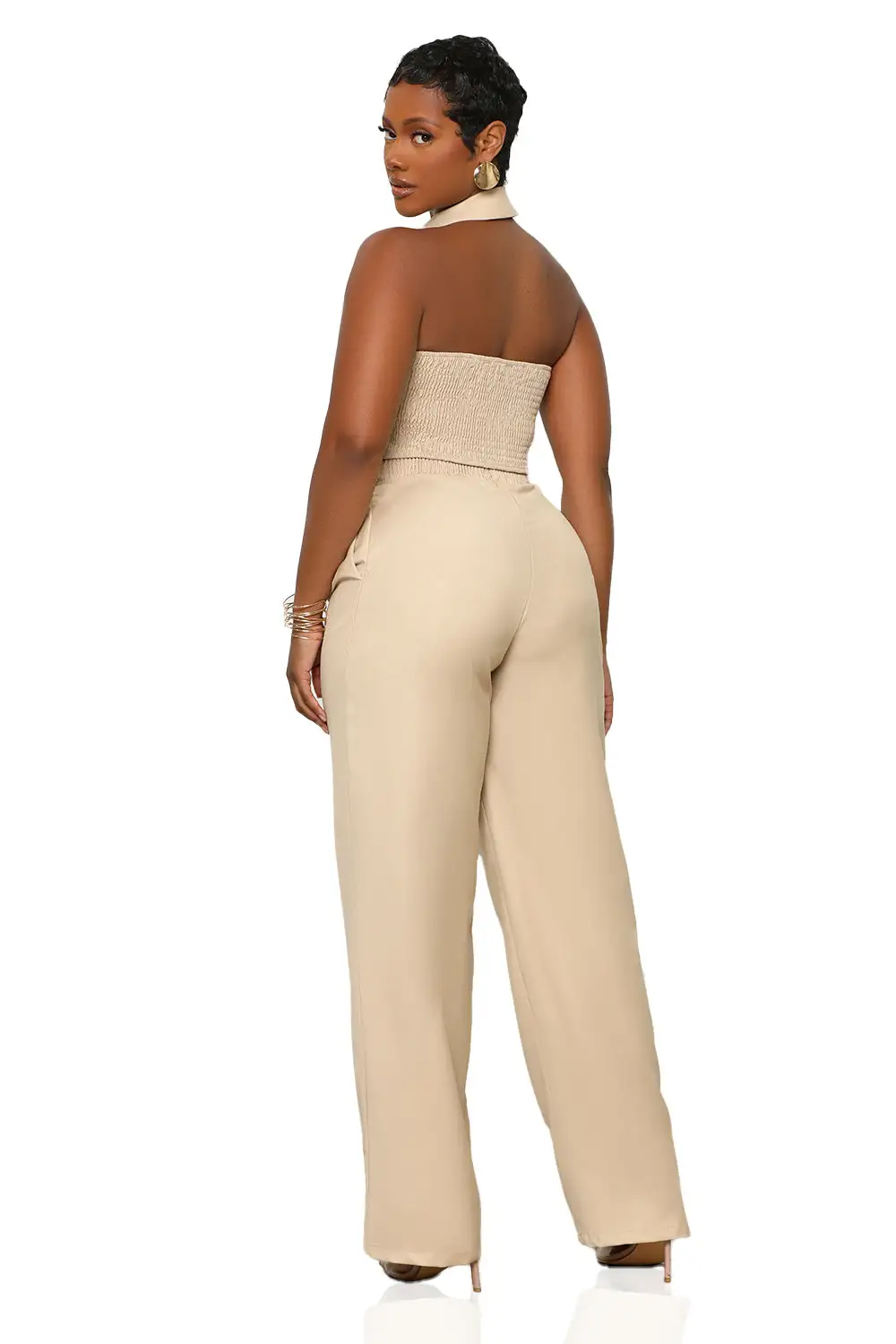 She’s The Boss Pants Set (Tan)
