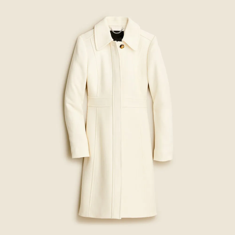 lady day topcoat double-cloth wool blend