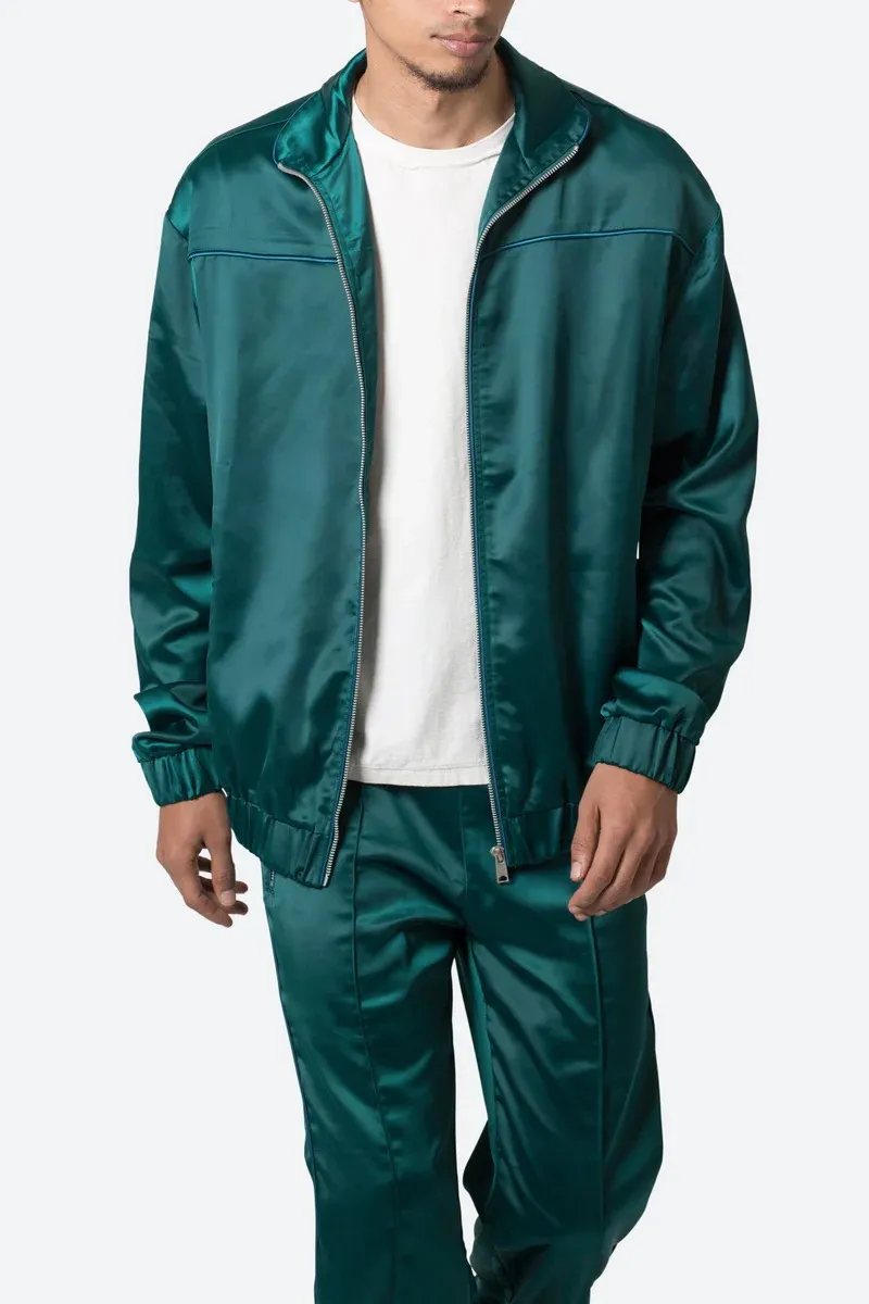 SATIN TRACK JACKET