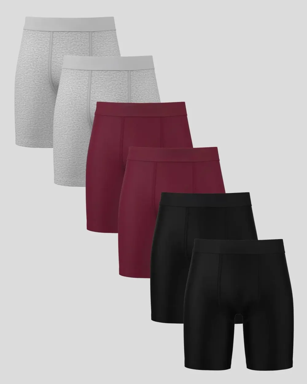 Solids 6 Pack - Burgundy