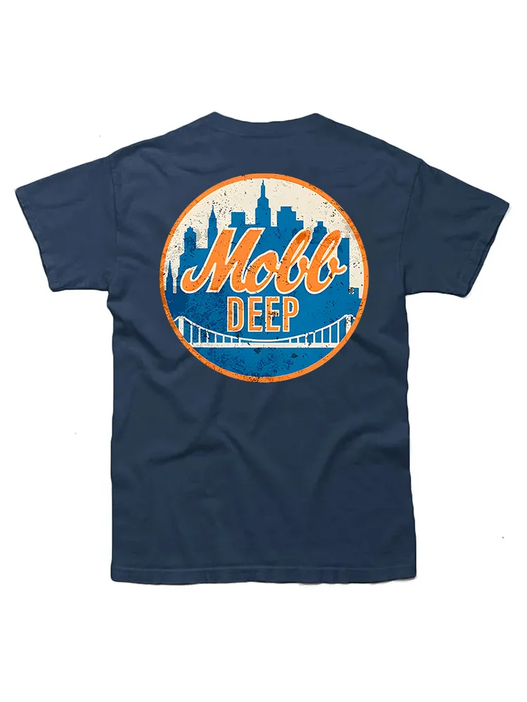 New York Knicks Mobb Deep Queens Logo T-Shirt