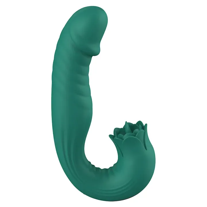 3-in-1 Thrusting Vibrator Sex Toys: 7 Slaps, 7 Vibrations, 5 Tongue Licks and Sucks, G-spot Stimulation with Nipple and Anal Stimulation Functions