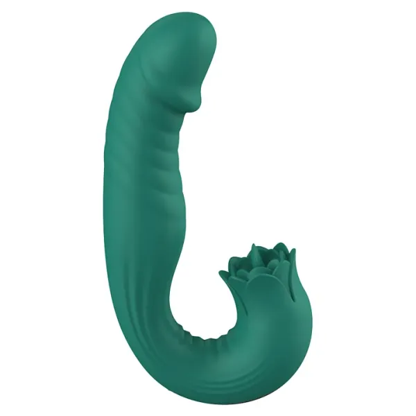 3-in-1 Thrusting Vibrator Sex Toys: 7 Slaps, 7 Vibrations, 5 Tongue Licks and Sucks, G-spot Stimulation with Nipple and Anal Stimulation Functions