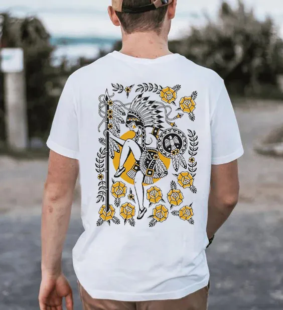 Indians Dancing Printed Men's T-shirt