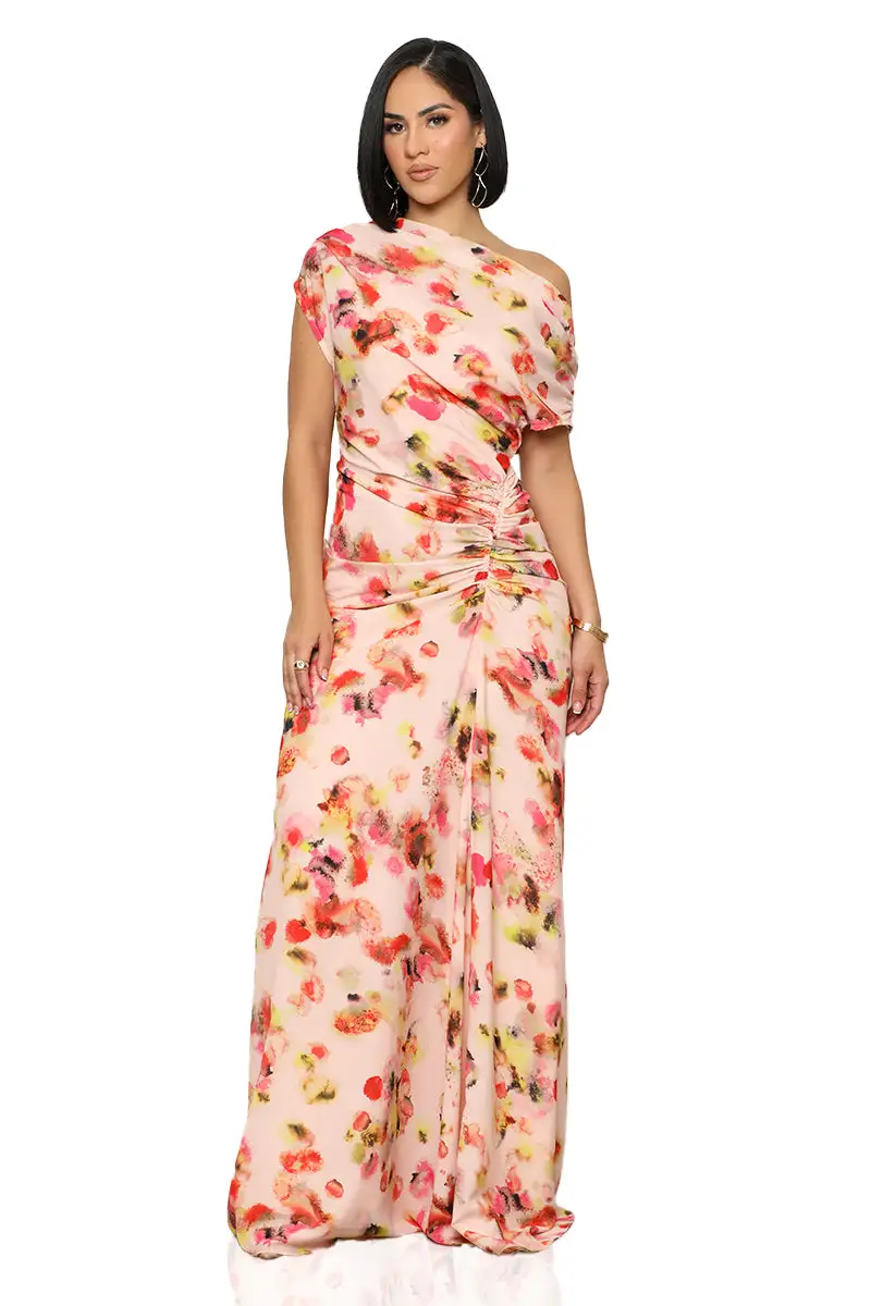 Flower Girl Maxi Dress (Pink)