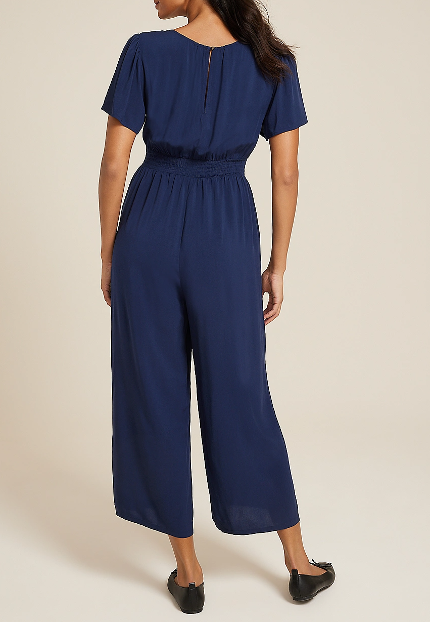 Notch Neck Jumpsuit