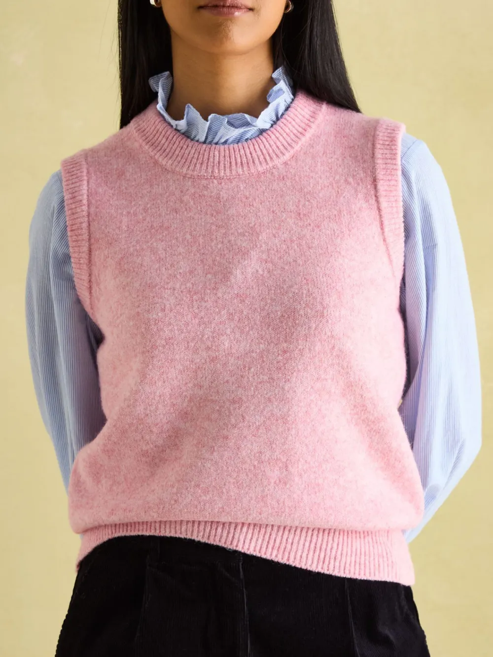 Holly Pink Knitted Vest