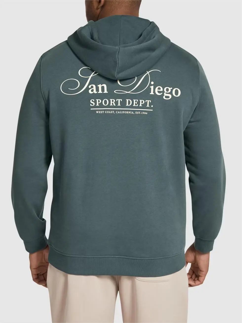 STEEL BLUE SAN DIEGO PRINT HOODIE