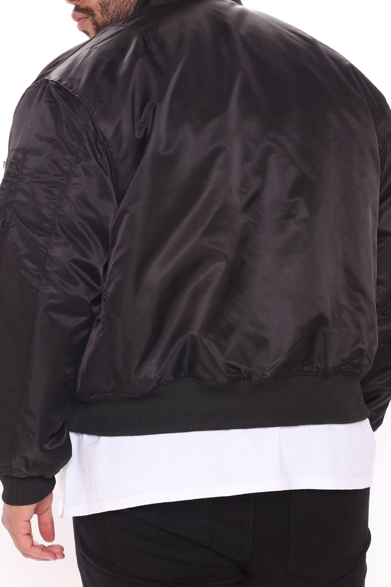 Classic Bomber Jacket - Black