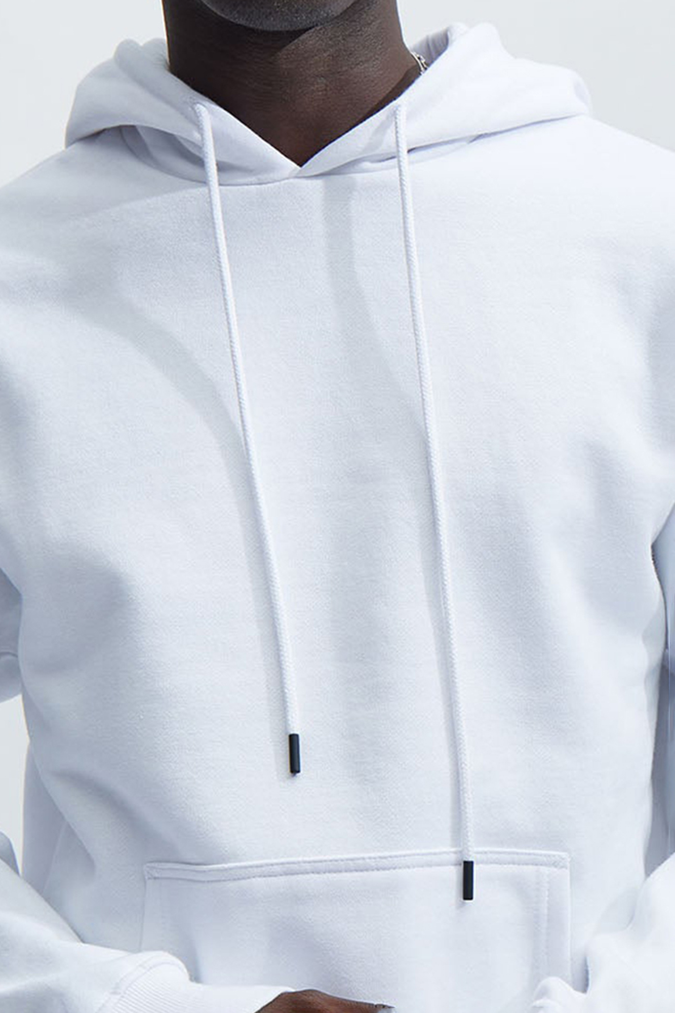 No Printing Hoodie - White