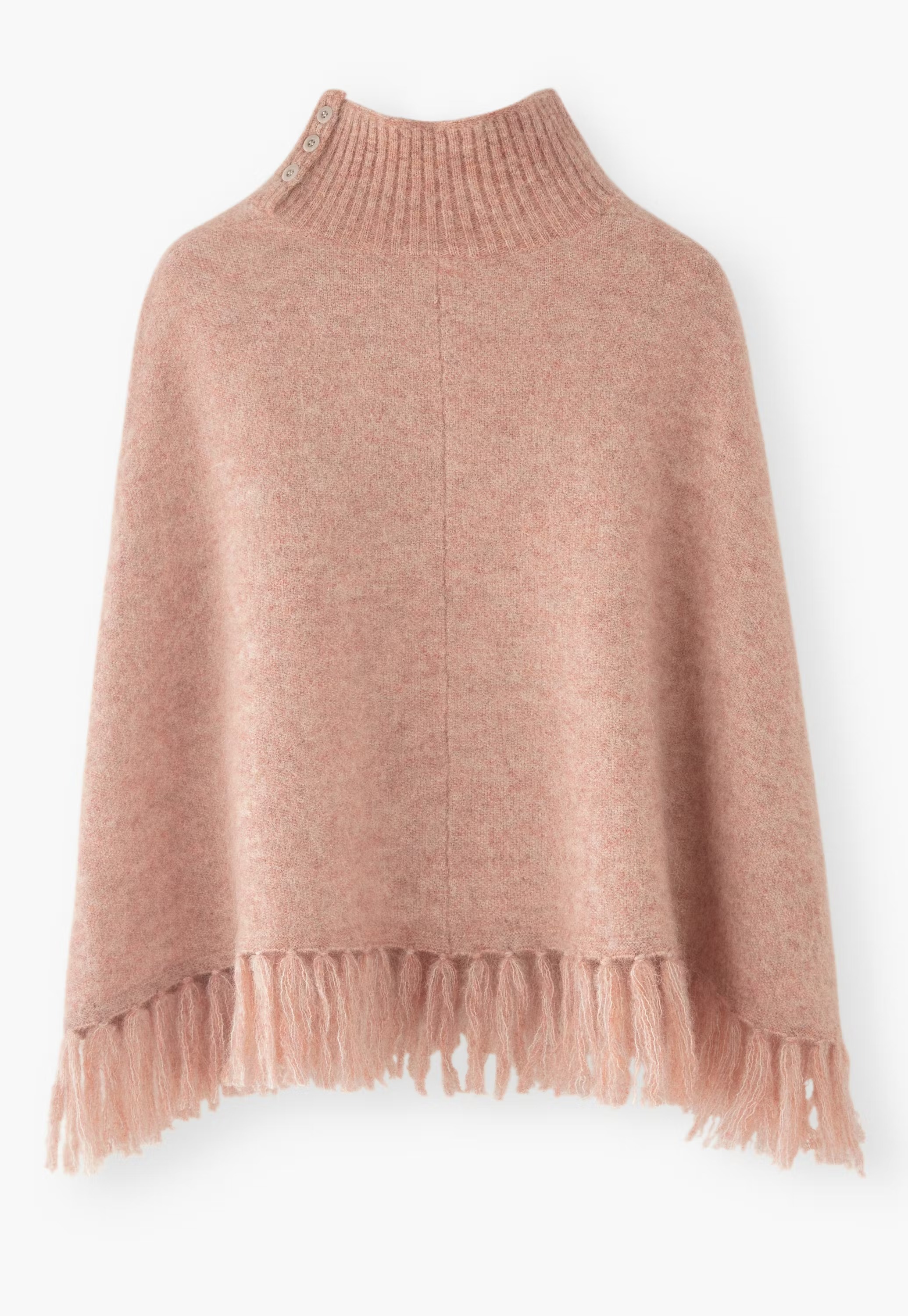 Tassel poncho
Mohair & merino wool blend