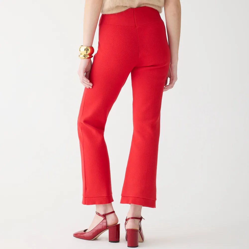 Stratus pant in textured satin