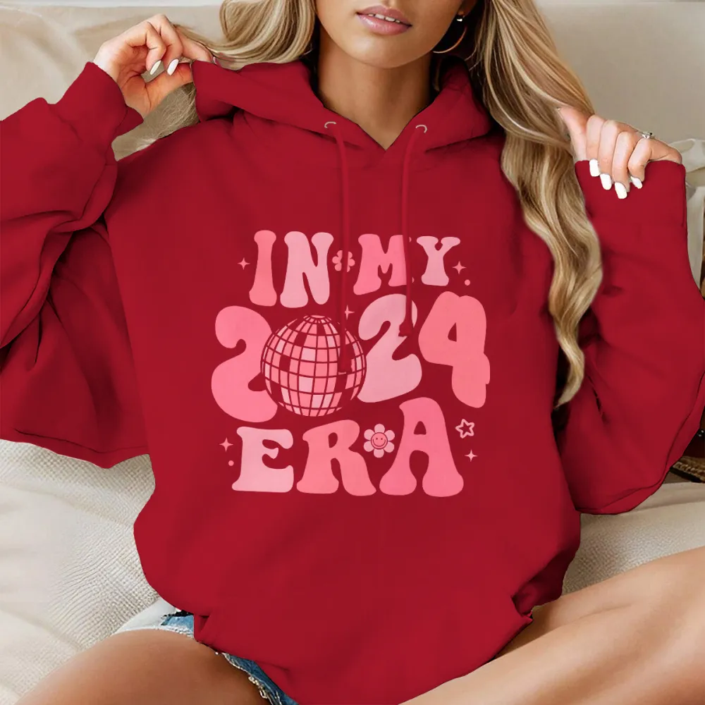 In My 2024 Era Happy New Year Long Sleeve Hooded Pocket Pullover Hoodies 02